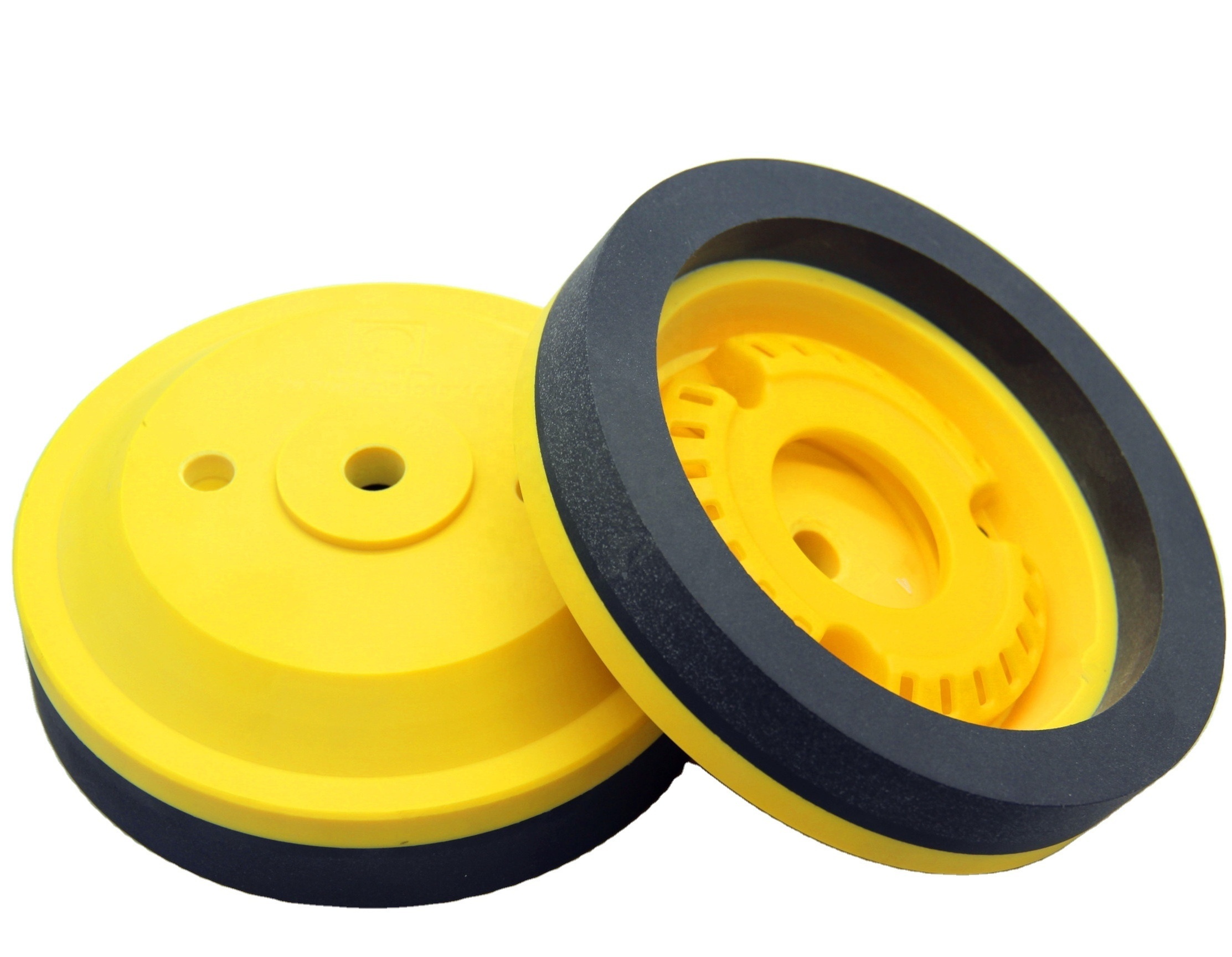 Bevelling edge resin bond grinding wheel for glass