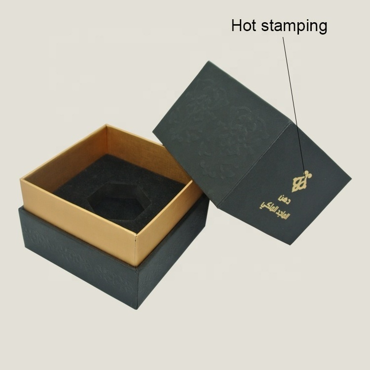 Custom Eco Made Top And Bottom Decorative Cartridge Display Stamping Ornament Gift Paper Cup Holder Product Packaging Box