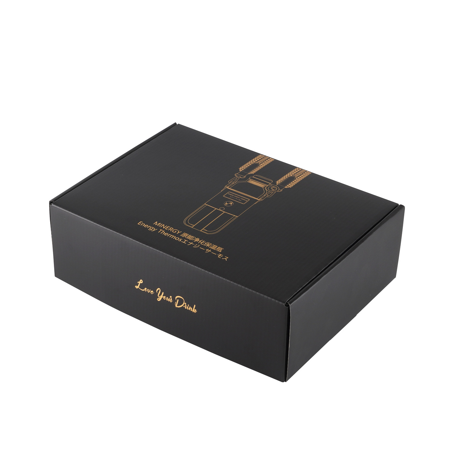 custom logo luxury foldable package gift black mailing magnetic paper shipping packaging box with ribbon