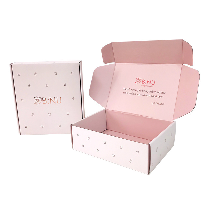 Custom Packing Work Jobs Packs Palette Makeup Carton Foldable Kraft Pink  Gift  Packaging Paperboard Paper Boxes