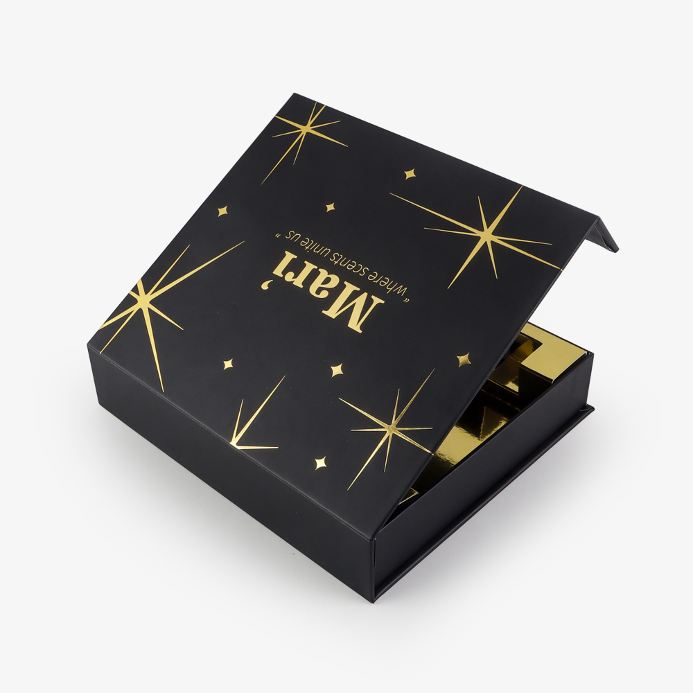 Custom Luxury Book Shaped Rigid Paper Packaging Magnetic Gift Boxes With Eva Foam Insert