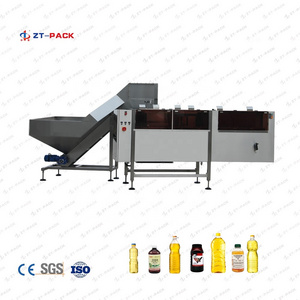 ZT-PACK  Automatic Belt Type Bottle Unscrambling Sorting for Flat Bottle Unscrambler Machine for Plastic Bottle