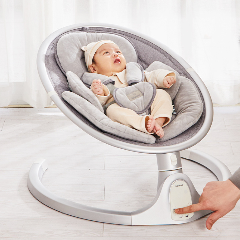 OEM 2023 New Design Baby Rocker Rocker Automatic Cradle Newborn Baby Rocker Electric Baby swings for 0-24month wholesale item