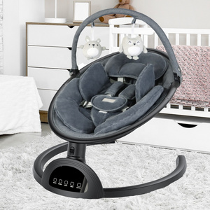 Baby rocking chair 0-12 months in stock Portable folding baby rocking chair with mosquito net to support OEM and ODM