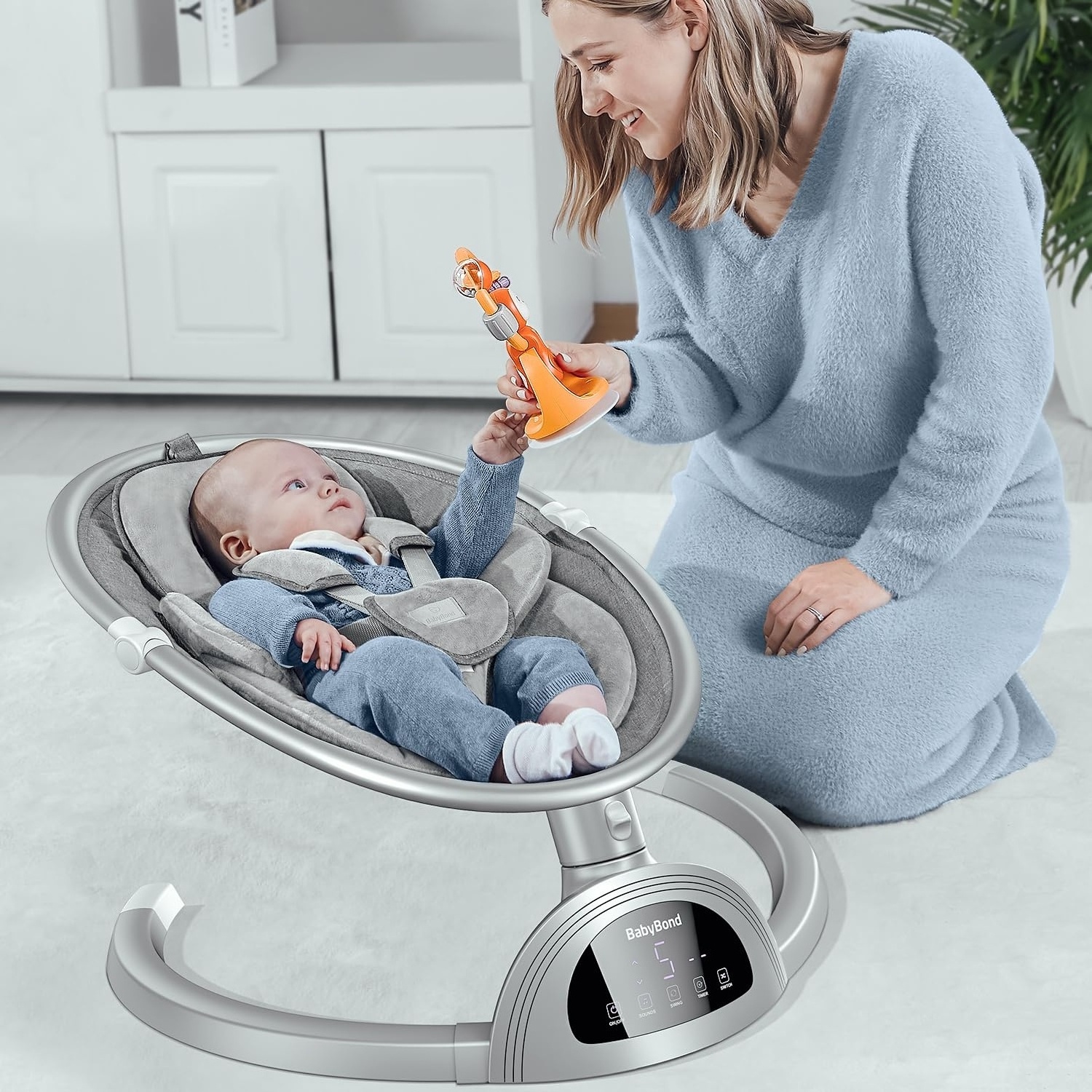 Baby Swings for Infants electric baby bouncer and rocker chair Portable Swing for Indoor and Outdoor Baby product manufacturer