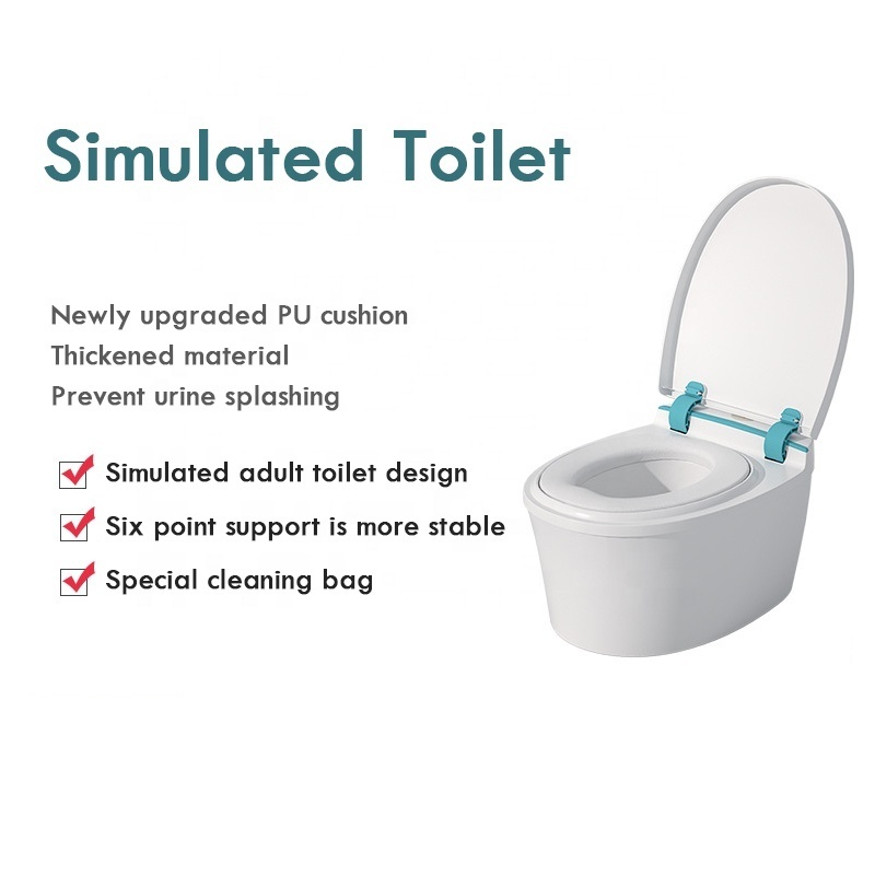 Portable children's travel toilet cheap training chair plastic pot training children's chair seat multifunctional travel toilet