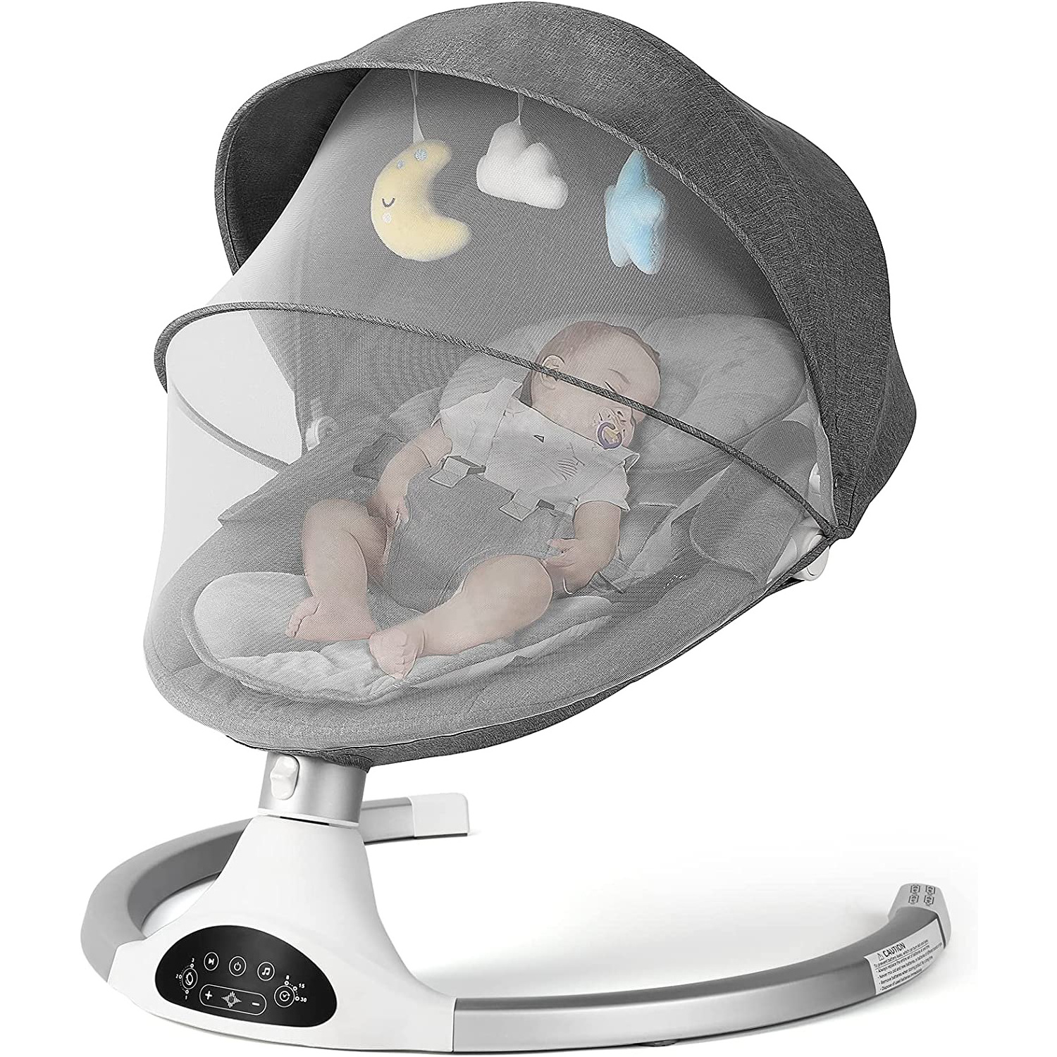 Factory direct baby intelligent rocking chair crib with remote control put music toy sleep newborn electric baby rocking chair