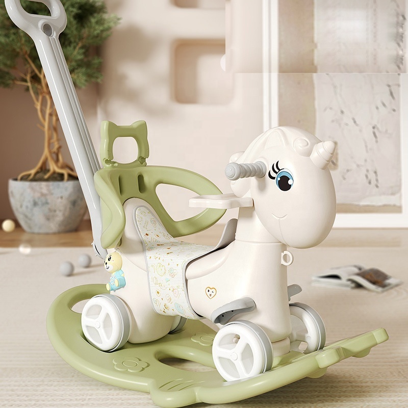 2024 Cheap& best-selling baby products Cute rocking car rocking horse kid's educational toy outdoor scooter Children slide car