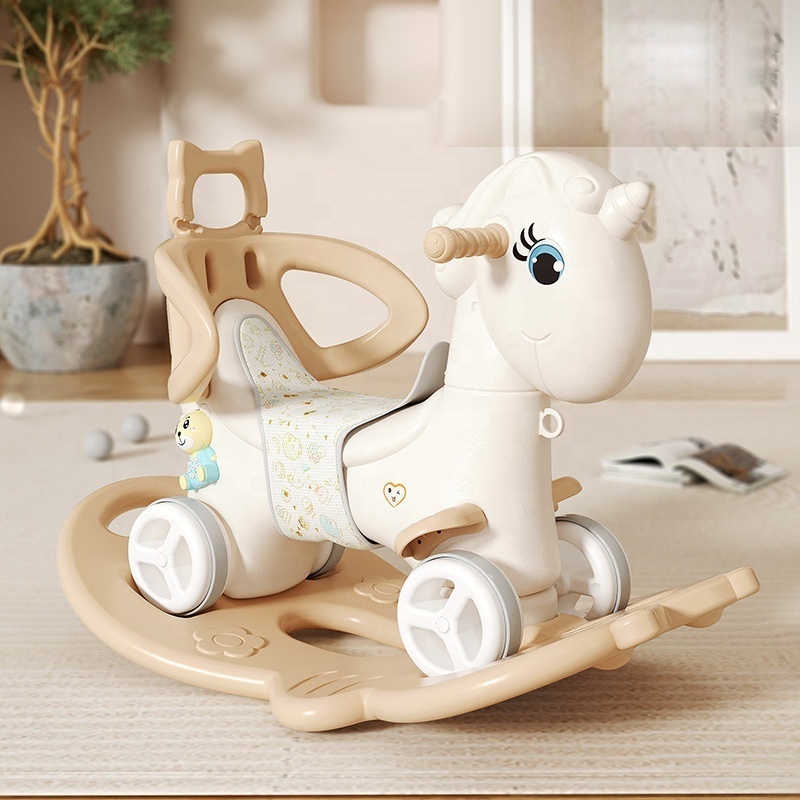 2024 Cheap& best-selling baby products Cute rocking car rocking horse kid's educational toy outdoor scooter Children slide car