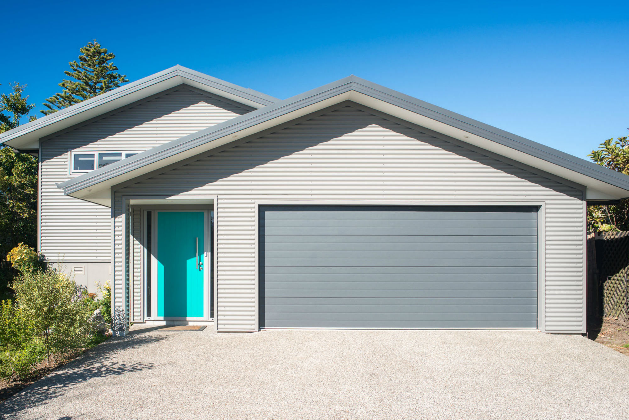 Sectional garage door opener with Pedestrian door