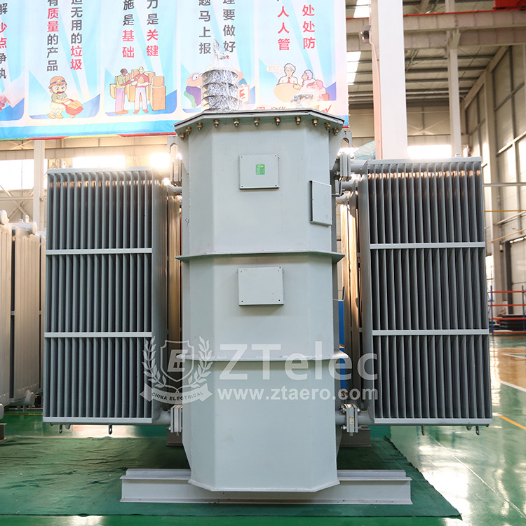 distribution three phase electric power high voltage transformer 6300kva oil immersed prices