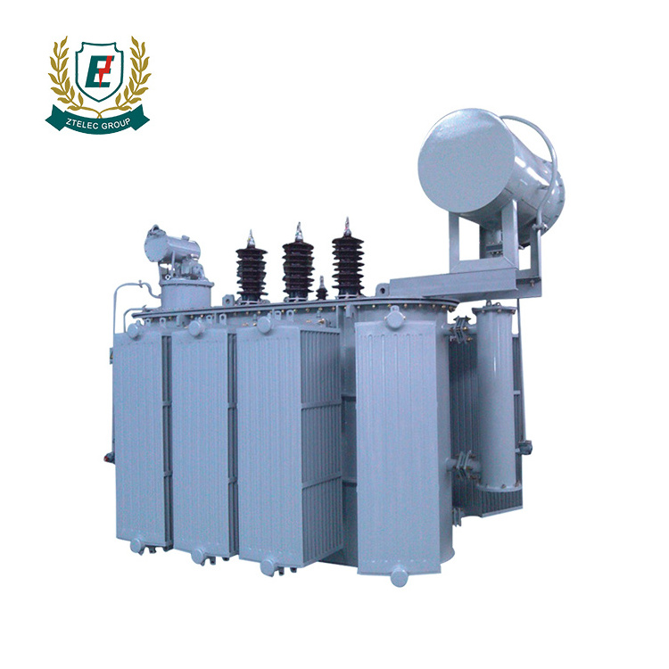 distribution three phase electric power high voltage transformer 6300kva oil immersed prices