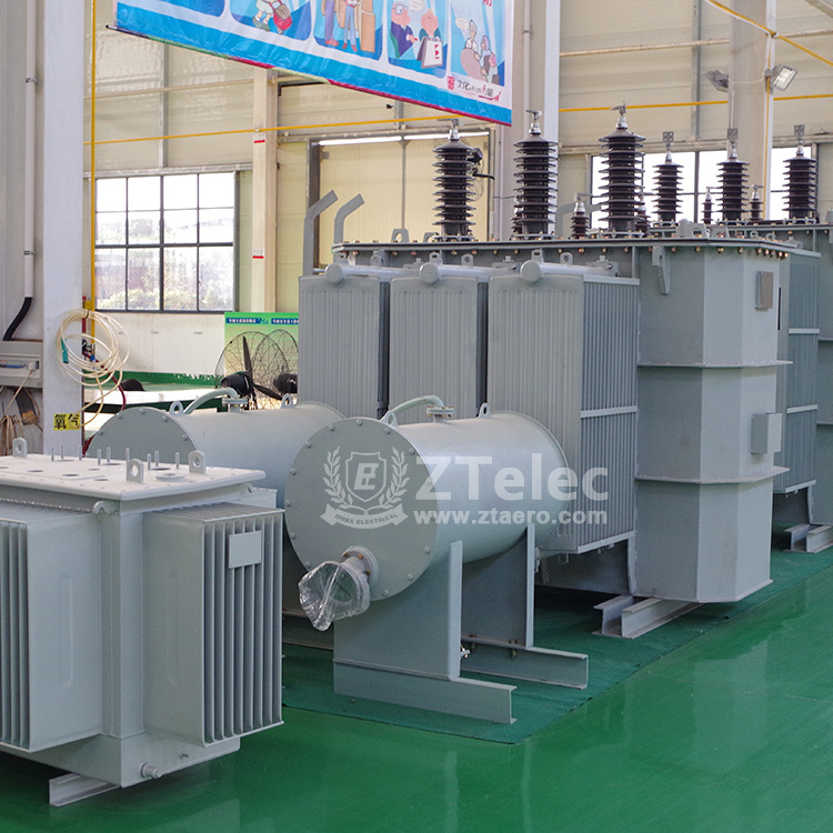 distribution three phase electric power high voltage transformer 6300kva oil immersed prices