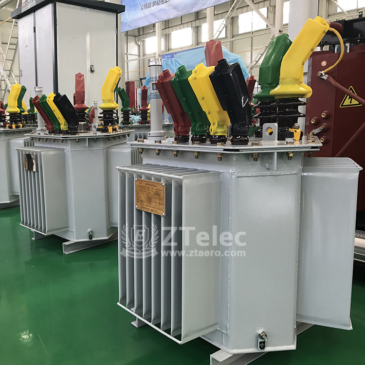 distribution three phase electric power high voltage transformer 6300kva oil immersed prices