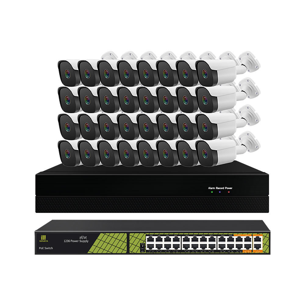 Industrial 32 Channel NVR Kit 3MP Camera CCTV System Support Cloud PC&Mobile View Outdoor Waterproof Onvif