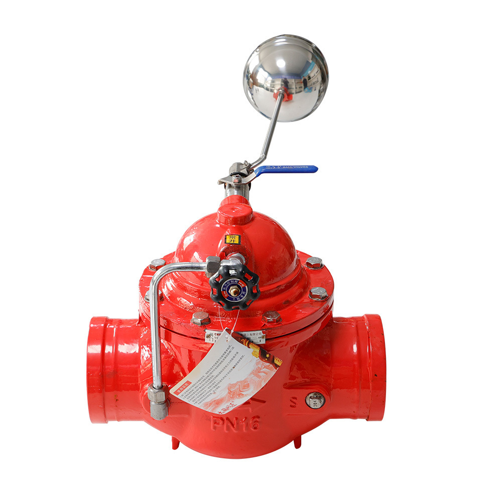 China Manufacturer Customization Controller Float Switch Motorized Groove Control Ductile Iron Floating Ball Valve