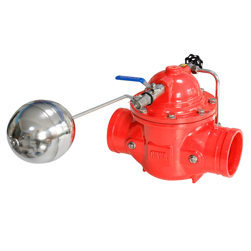 China Manufacturer Customization Controller Float Switch Motorized Groove Control Ductile Iron Floating Ball Valve