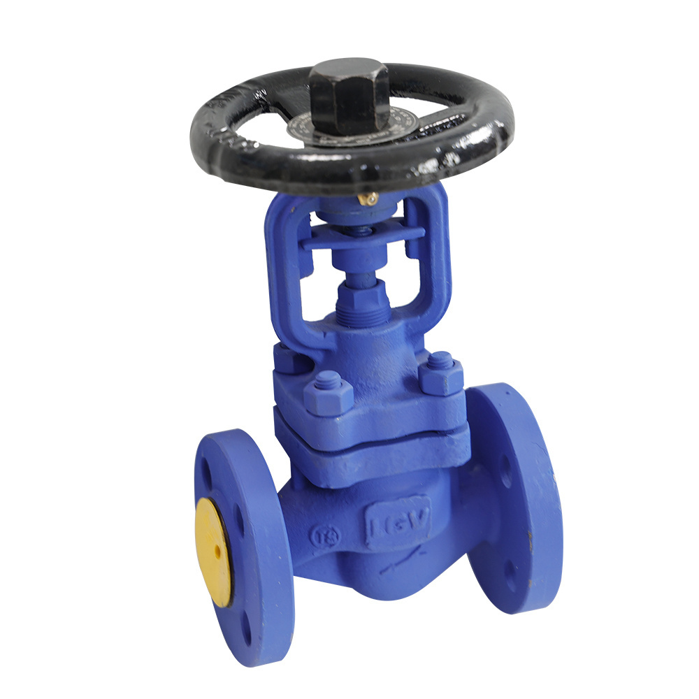 Globe Valve High Temperature Steam Hot Oil Cast Steel Flange Bellows Dn25 40 50 80 Heavy Type Globe Valve