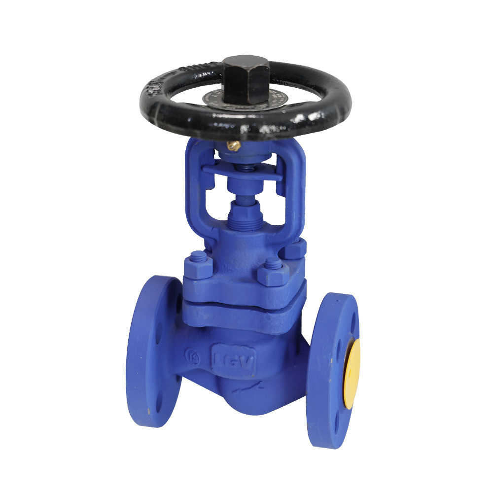 Globe Valve High Temperature Steam Hot Oil Cast Steel Flange Bellows Dn25 40 50 80 Heavy Type Globe Valve