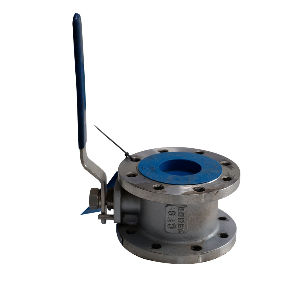 DN15 DN20 DN80 PTFE Pneumatic Ball Valve Wafer Flange Stainless Steel Air Actuated Ball Valve