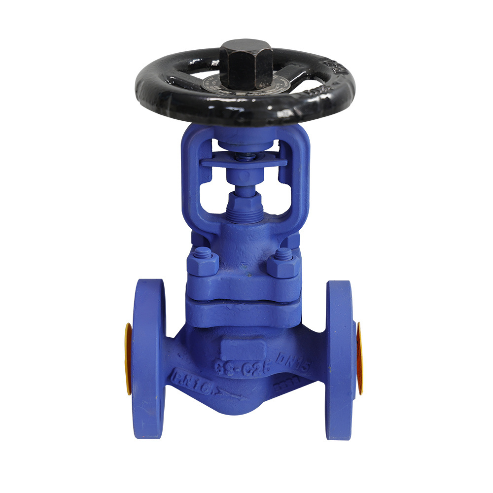 Globe Valve High Temperature Steam Hot Oil Cast Steel Flange Bellows Dn25 40 50 80 Heavy Type Globe Valve