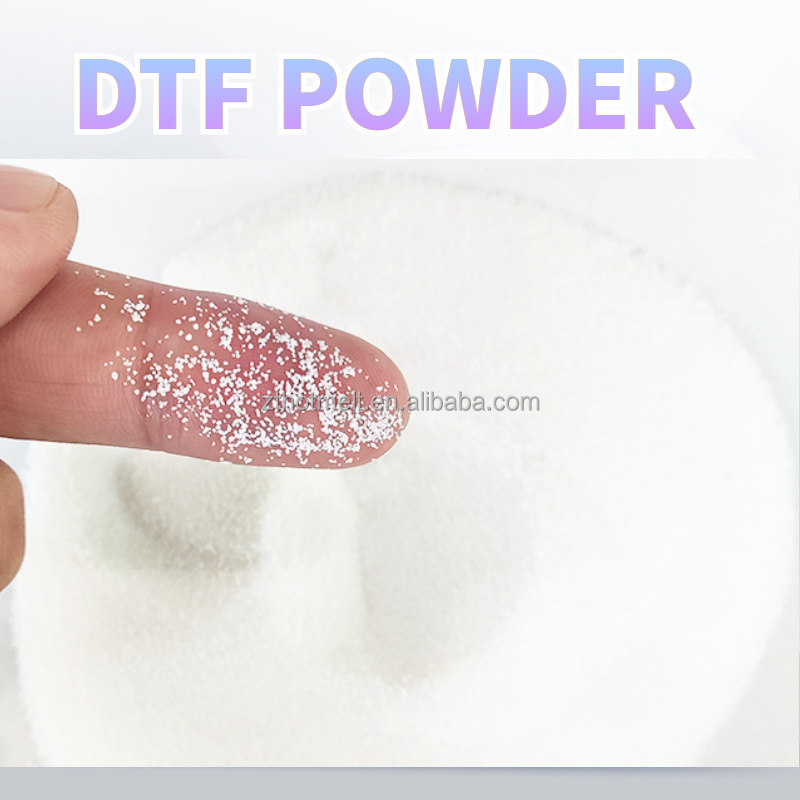 Washable Black Powder Hot Melt Adhesive DTF Powder Glue TPU Polyurethane for DTF PET Dark T-shirt Fabric Heat Transfer Printing