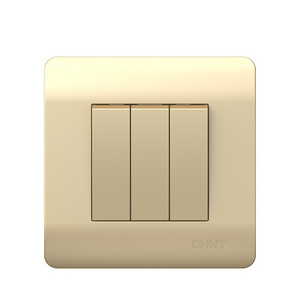 Home modern luxury 3 just 2 way touch light switch Electrical on/off wall light switch Child protection wall switch