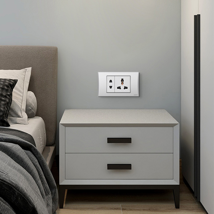 CHINT High Quality EU Standard Power Electrical Outlet Wall Switches and Sockets For Home