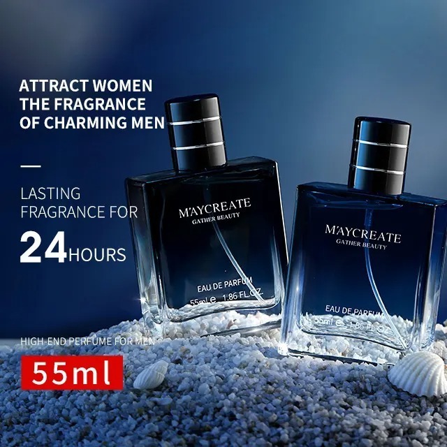 Wholesale 55ml Long Lasting Natural Fragrance Blue Men Perfume Body Spray Fragrance Perfume For Men Brand Original