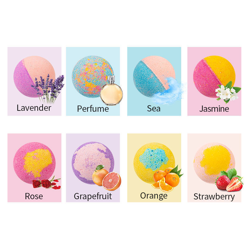 Custom Wholesale Ball Shape Bubble Shower Fizzies Msds Flower Bath Bomb Custom Organic Bath Bombs Wholesale