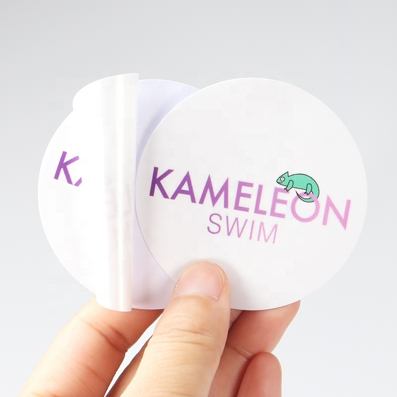 customized sticker label oval logo sticker name label stickers for kids