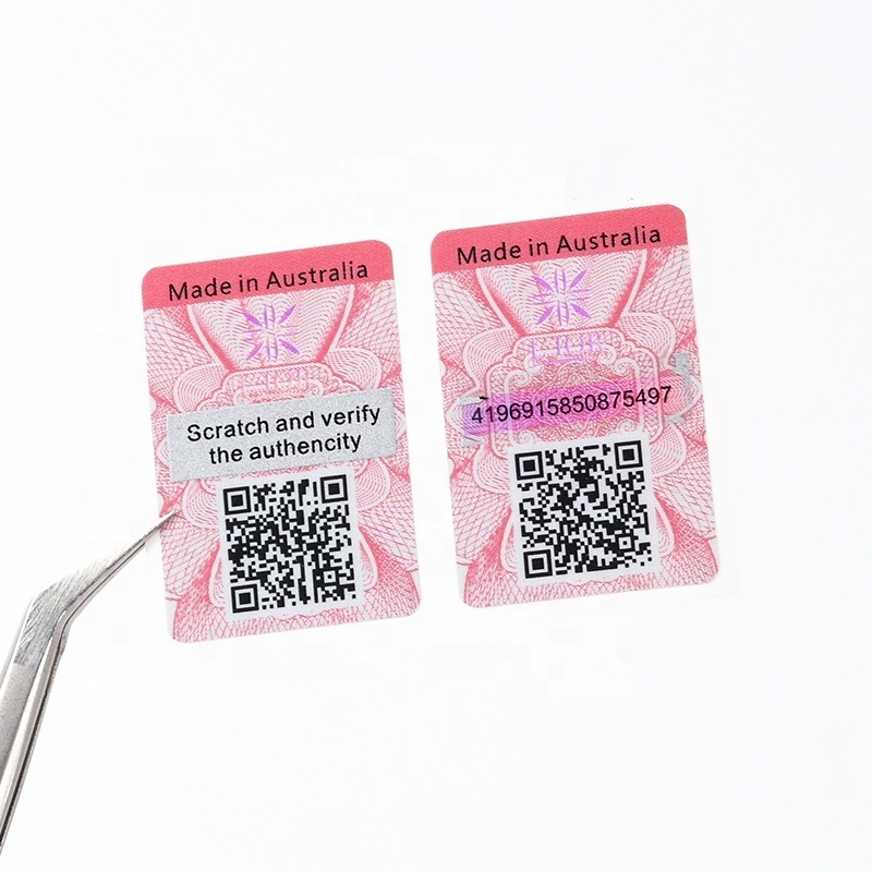 Label Maker Custom Adhesive Printing Variable QR Code Stickers High Temperature Resistance Labels for Electronics Product