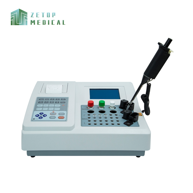 Coagulometer Four Channel Coagulation Analyzer Blood Coagulation Analyzer