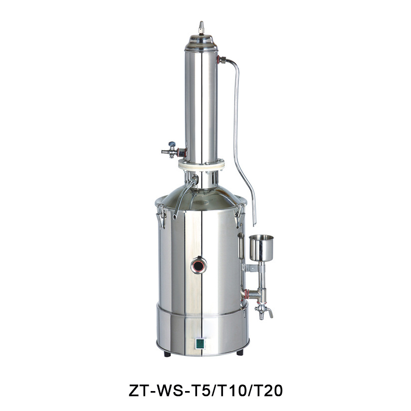 Water Distiling Apparatus Tower Type Electrically Heated 5L/10L/20L Stainless Steel Lab Water Distiller