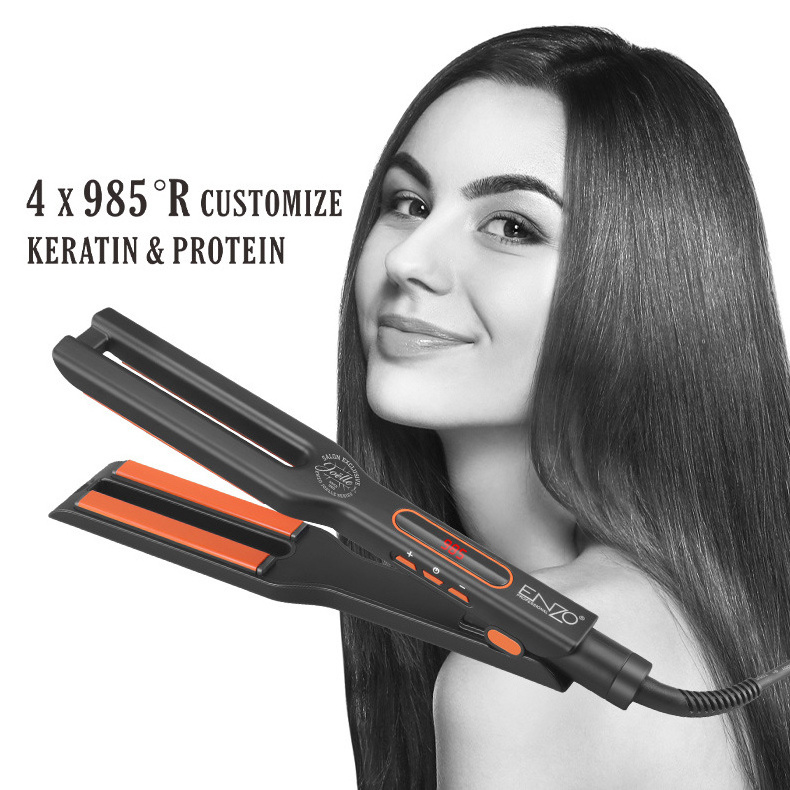 New design flat iron hair straightener Titanium plate professional hair straightener for salon