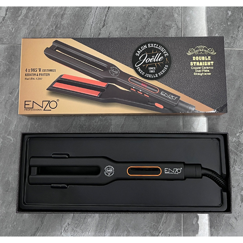 New design flat iron hair straightener Titanium plate professional hair straightener for salon