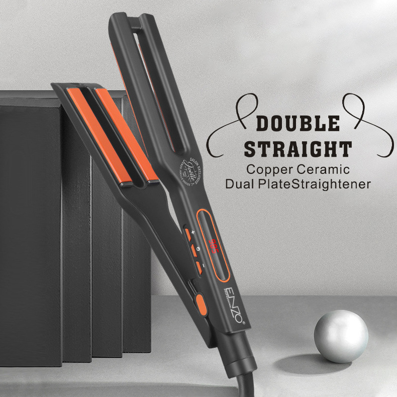 New design flat iron hair straightener Titanium plate professional hair straightener for salon