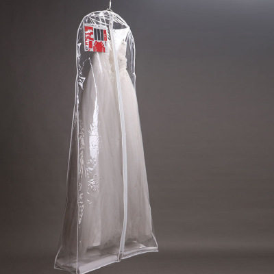 clear garment bags Waterproof PVC Storage Garment Bag Solid Cover For Wedding Dress