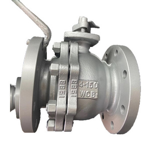 ANSI 300lb stainless steel cf8 cf8m wcb float 2pc flanged ball taizhou valve