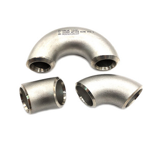 Butt weld pipe fitting 3/4 1 2 inch ss 316 304 45 90 180 degree pipe stainless steel elbow