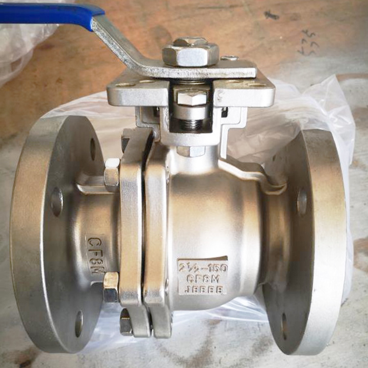 ANSI 300lb stainless steel cf8 cf8m wcb float 2pc flanged ball taizhou valve