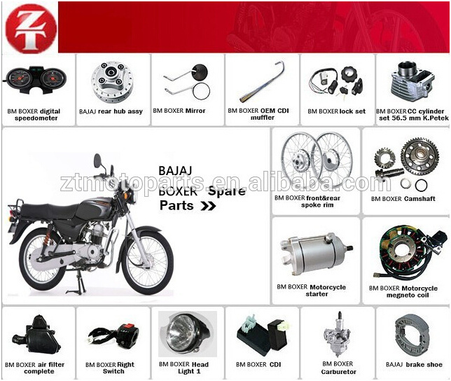 factory out let accessories motorcycle for bajaj boxer china motorcycle spare parts low price