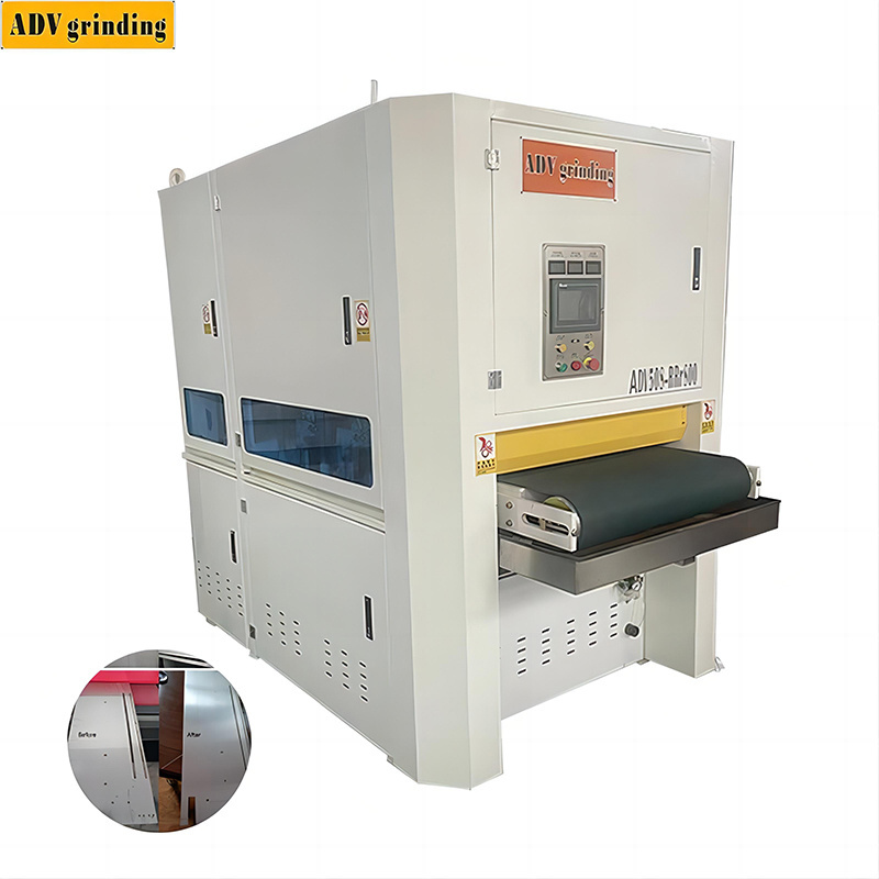 Metal Sheet Brush Surface Finishing Deburring Polishing Machine for Stainless Steel