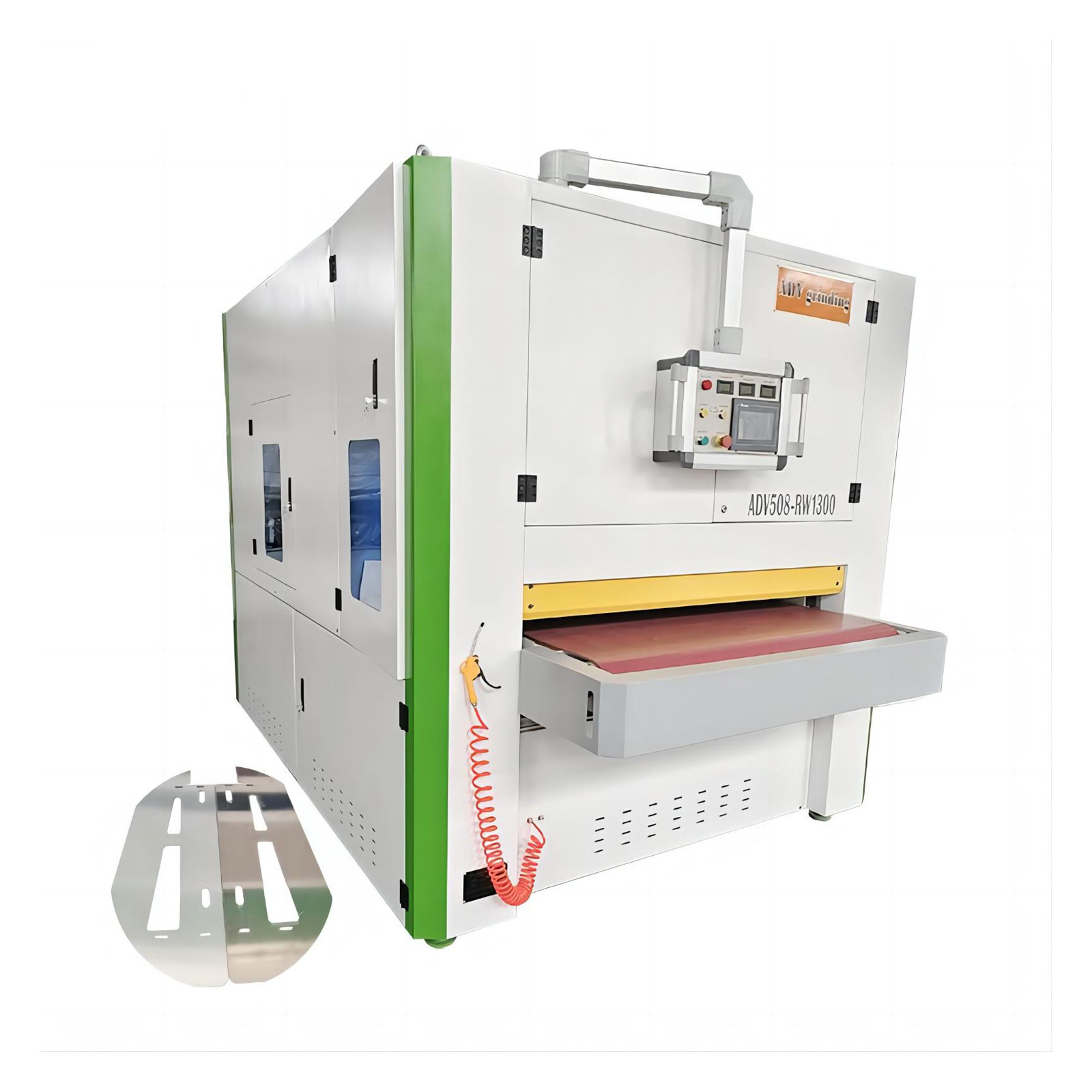 1500mm Width High-Efficiency Deburring Machine for Precision Sheet Metal Finishing Vacuum Bed