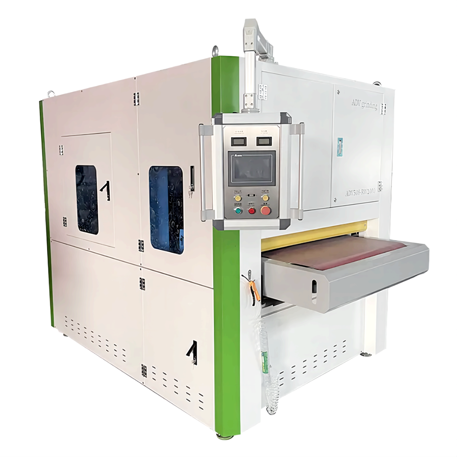 1500mm Width High-Efficiency Deburring Machine for Precision Sheet Metal Finishing Vacuum Bed