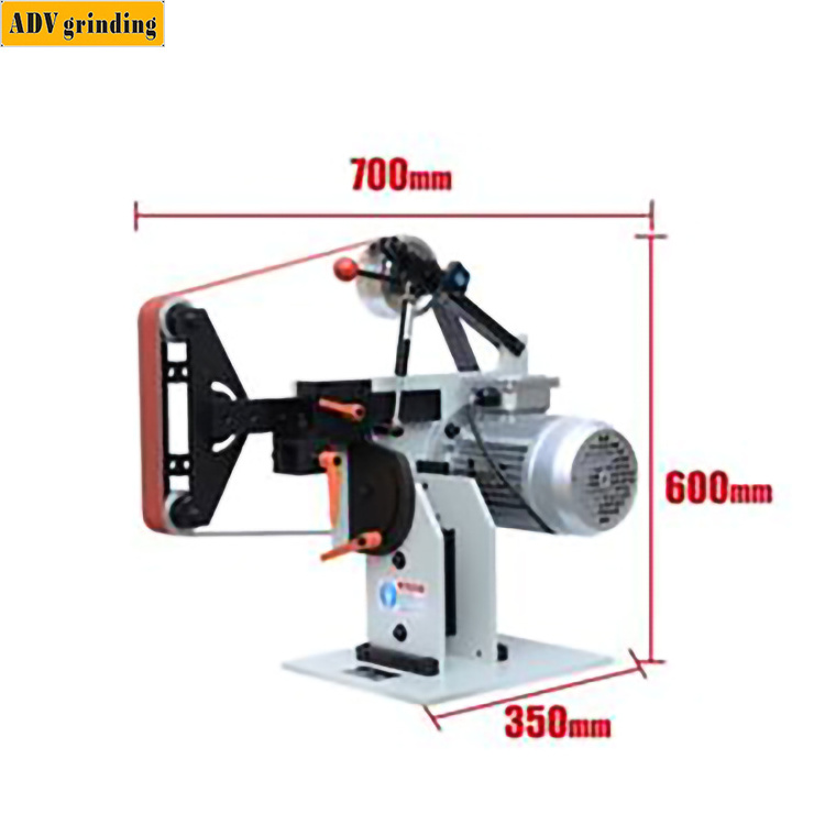 Sharpen a Knife with a 2x72 Belt Grinder with worktable