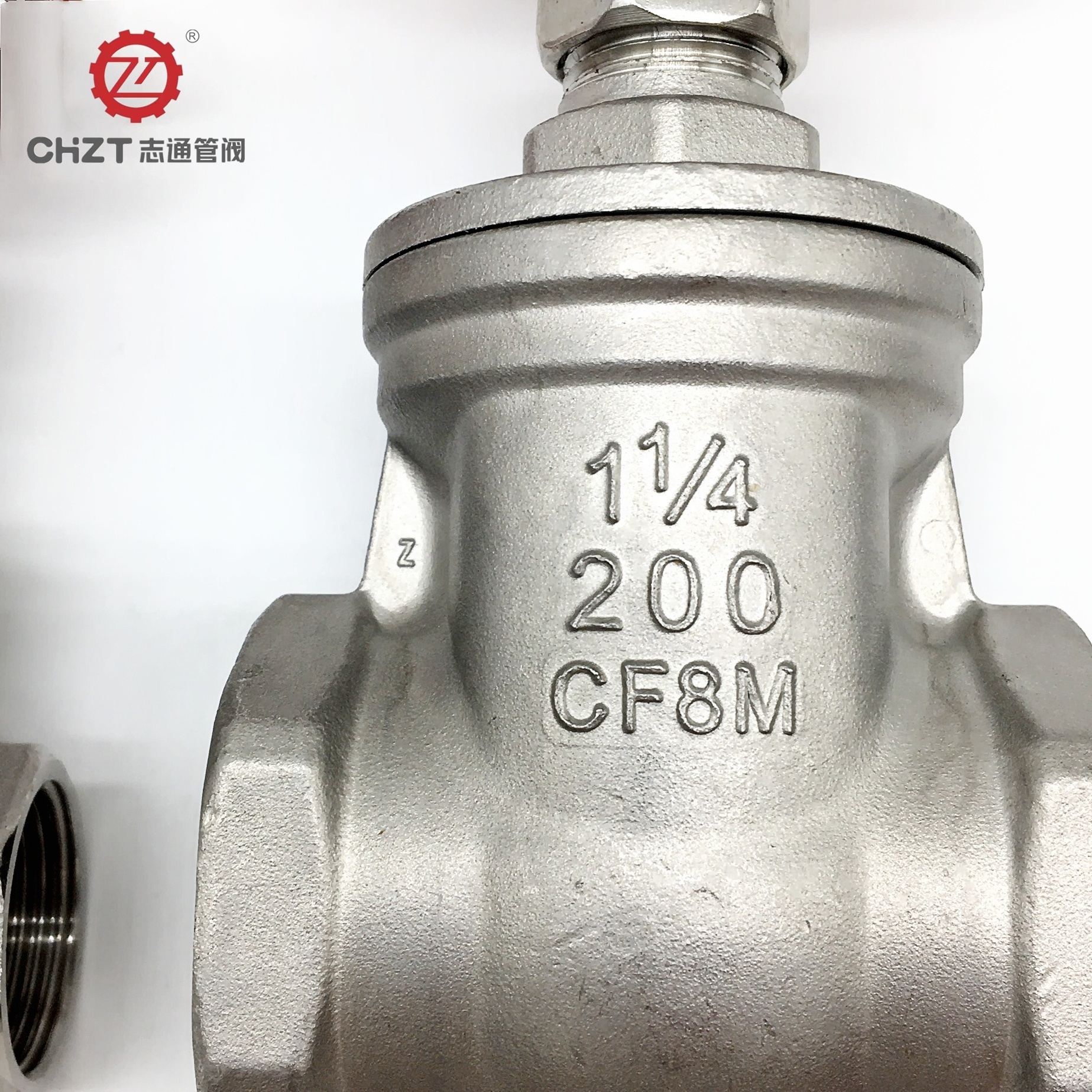 1 1/4in gate valve stainless steel valve dn32 pn16 industrial gate valves female threaded npt vale