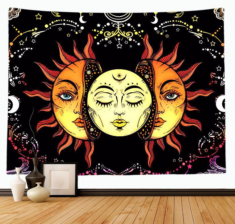 Astrology Tapestry Dreamcatcher Tapestry, Polyester Material Boho Wall Tapestry for Home Decor