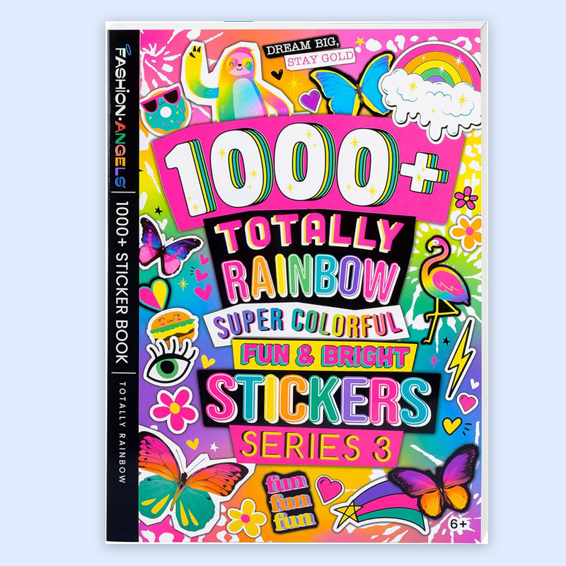 Colorful paper sticker books for kid playing customized printing