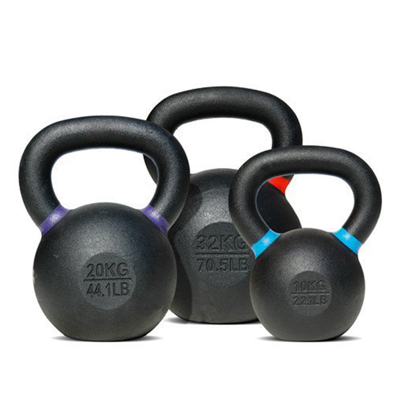 OEM Wholesale Custom Made Kettlebell Set Coated Cast iron Weight Lifting Kettlebell Set